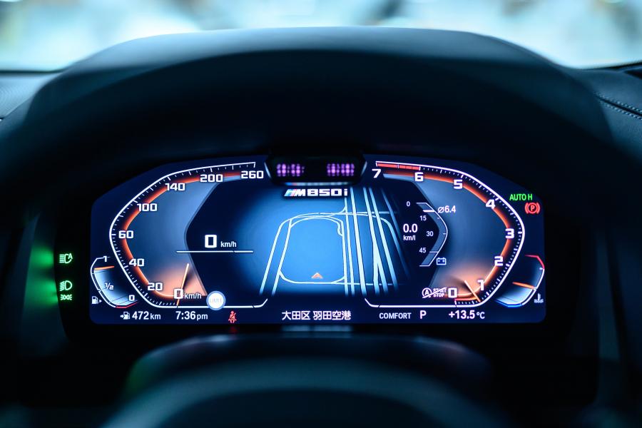 Панель приборов BMW M850i xDrive Gran Coupe (G16) 2019 года  (JP) (фото 13 из 27)